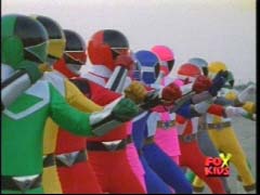 All twelve Rangers stand together