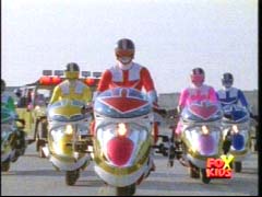 Time Force escorts Lightspeed Rescue back to Mariner Bay